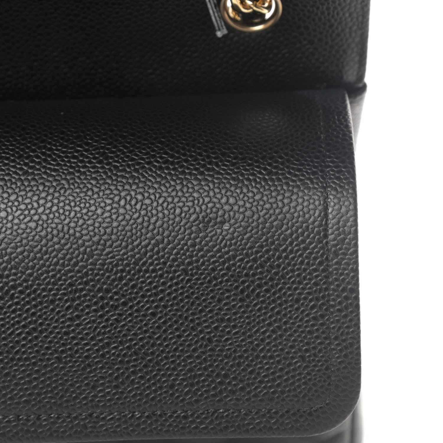 Chanel Caviar Quilted Jumbo Double Flap Black 11 of 12
