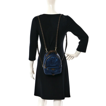 Louis Vuitton Econyl Mini Monogram Pillow Palm Springs Backpack Mini Navy 2 of 11