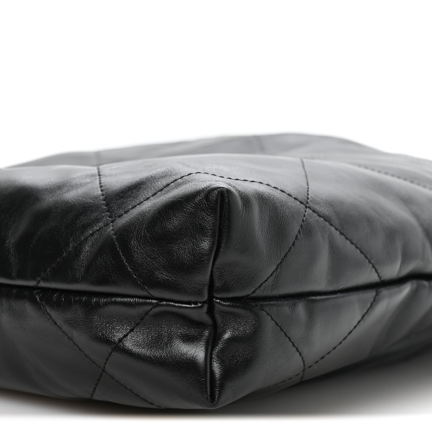 Chanel Shiny Calfskin Quilted Small Chanel 22 Black 11 of 11