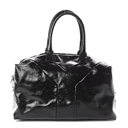 Saint Laurent Textured Patent Medium Easy Y Bag Black 1 of 8