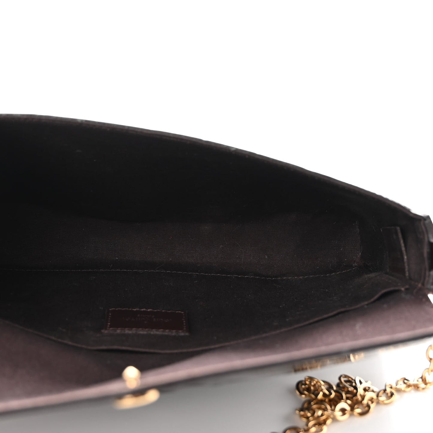 Vernis Pochette Felicie Chain Wallet Amarante