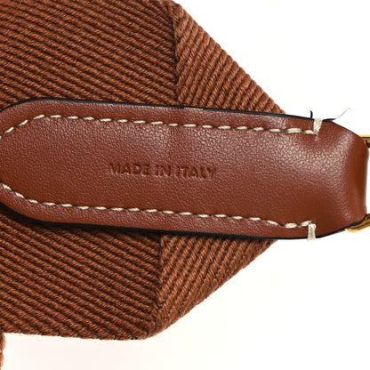 Celine Jacquard Wool Strap  Light Brown 3 of 4