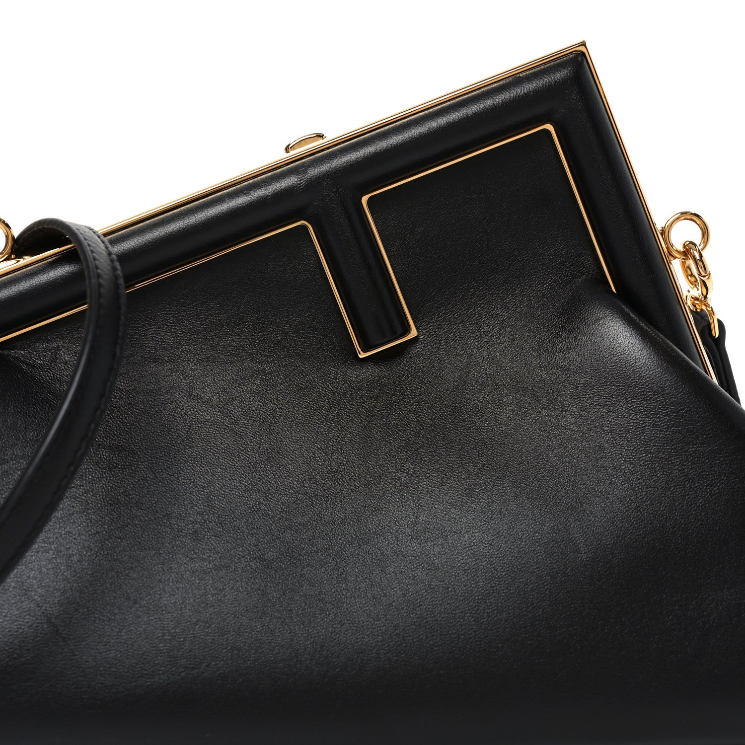 Fendi Shiny Nappa Small Fendi First Black 8 of 10