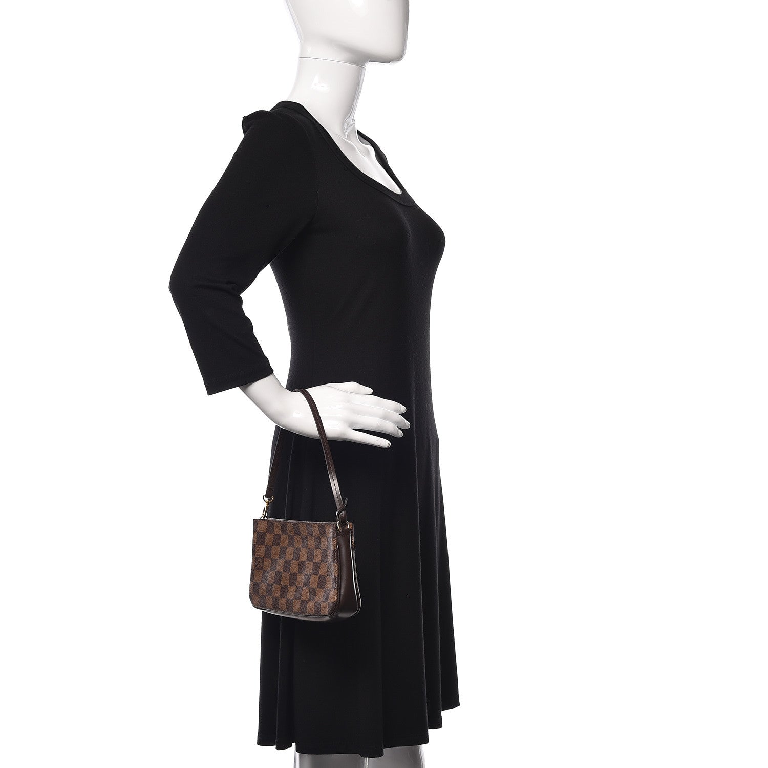 Louis Vuitton Damier Ebene Navona Pochette Accessories 2 of 10