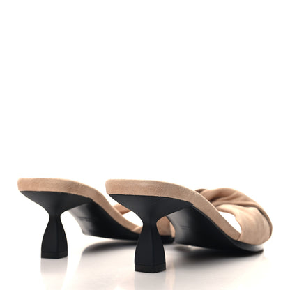 Hermes Suede Goatskin Giny 55 Sandals 39 Nude 4 of 9