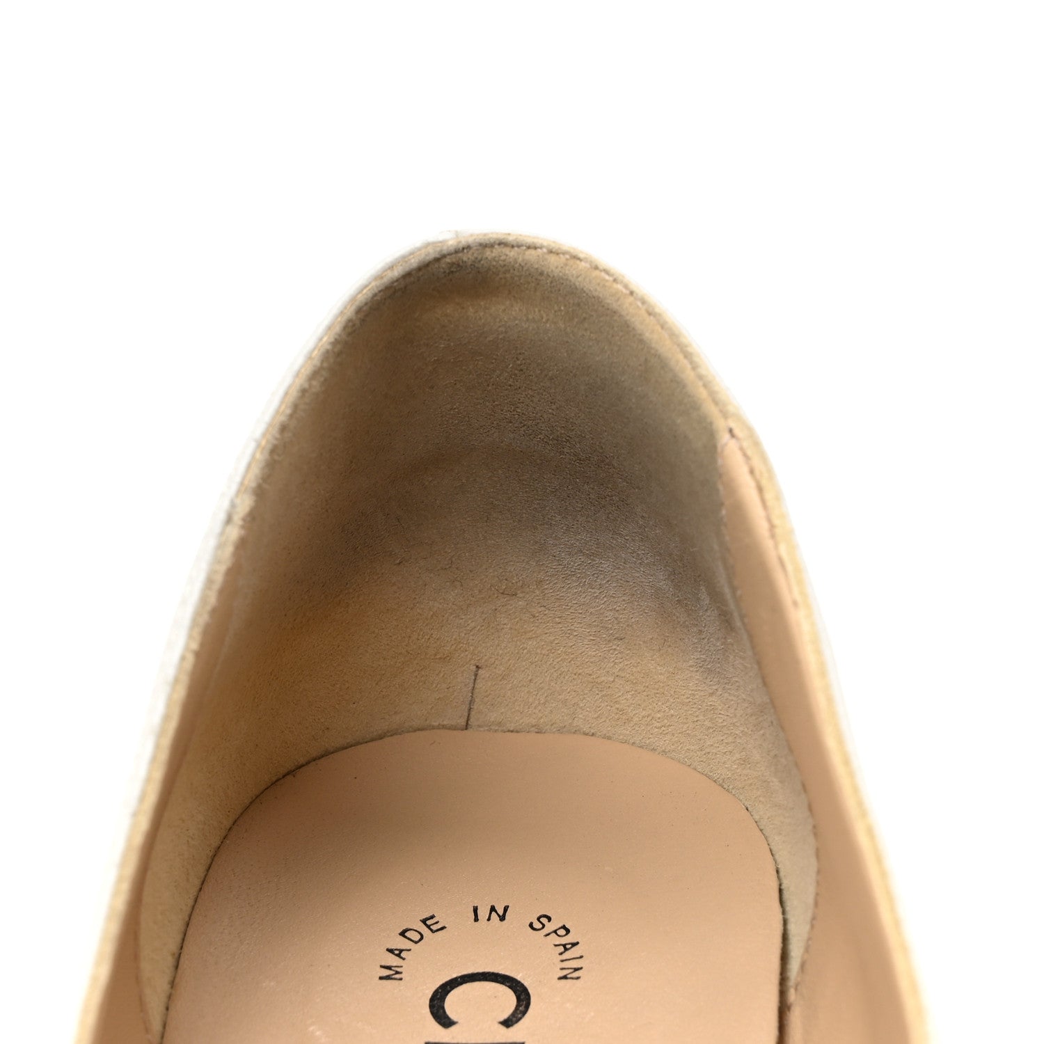 Chanel Lambskin Suede CC Espadrille Wedges 41 White Black 13 of 14