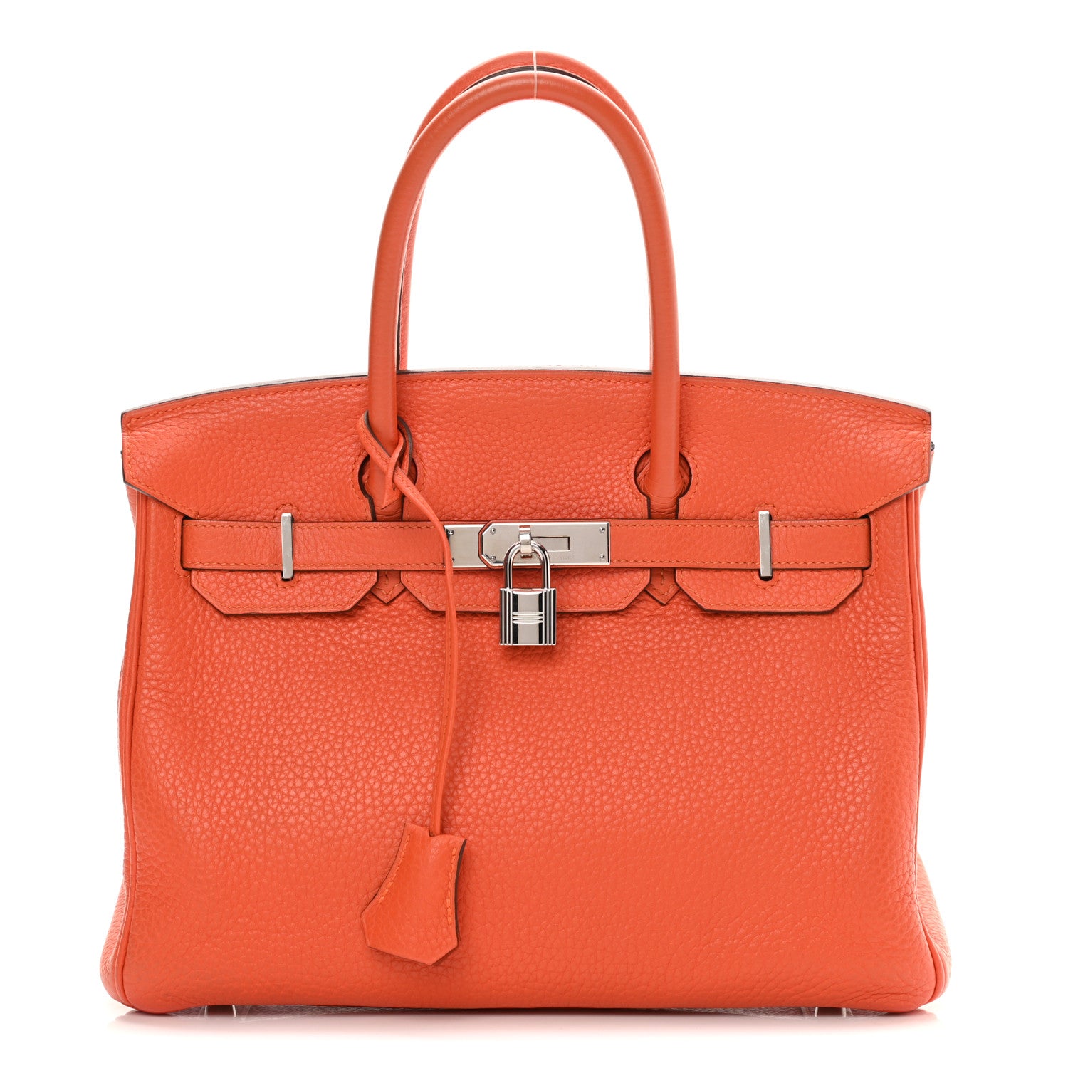 Hermes Taurillon Clemence Birkin 30 Feu 1 of 14