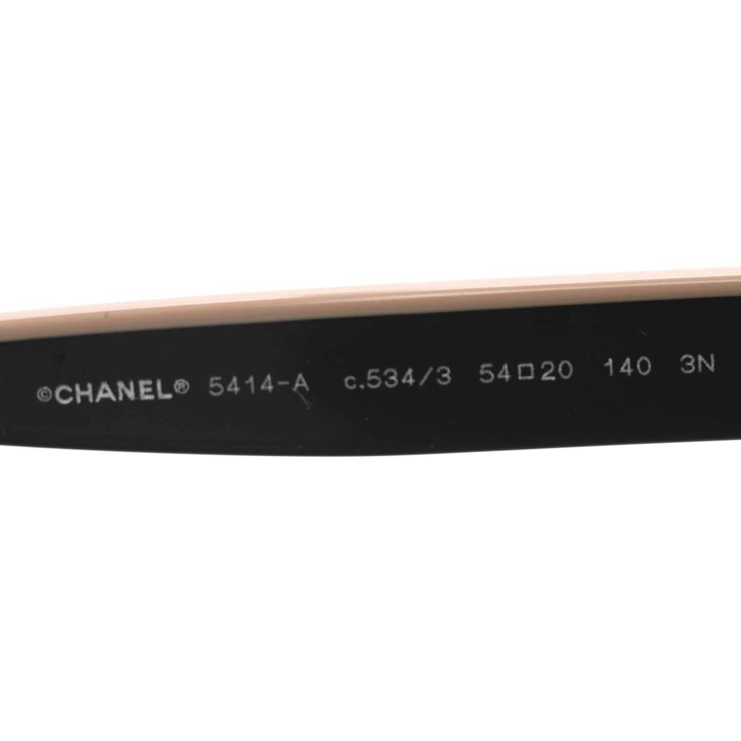 Acetate CC Butterfly Sunglasses 5414 Black Beige
