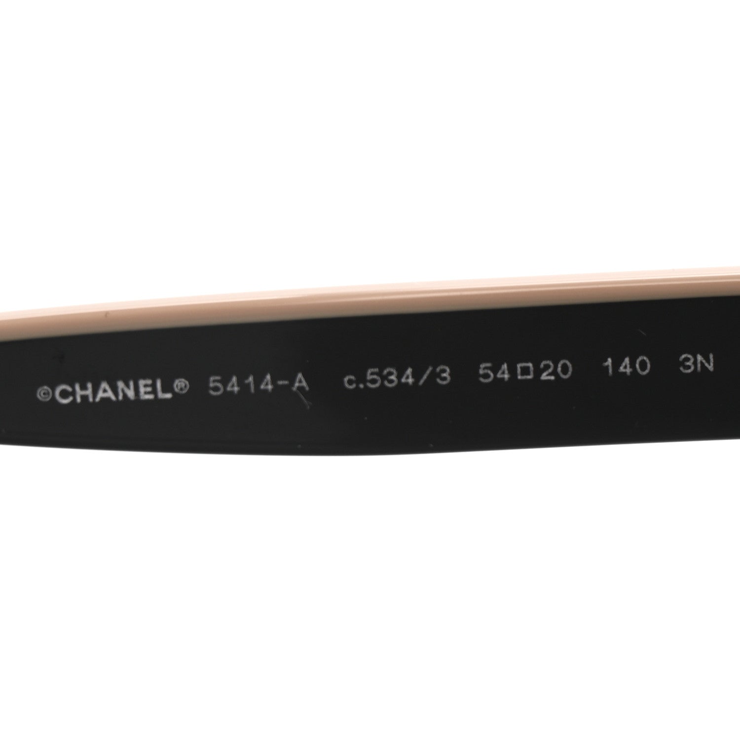 Chanel Acetate CC Butterfly Sunglasses 5414 Black Beige 5 of 8