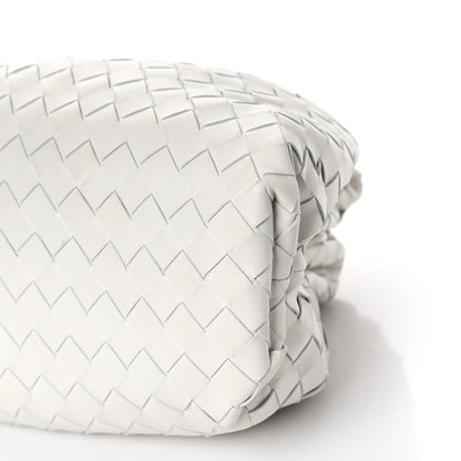 Bottega Veneta Nappa Maxi Intreccio The Pouch Oversized Clutch Chalk 8 of 9