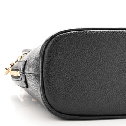 Gucci Dollar Calfskin Small GG Charm Dome Bag Black 9 of 10