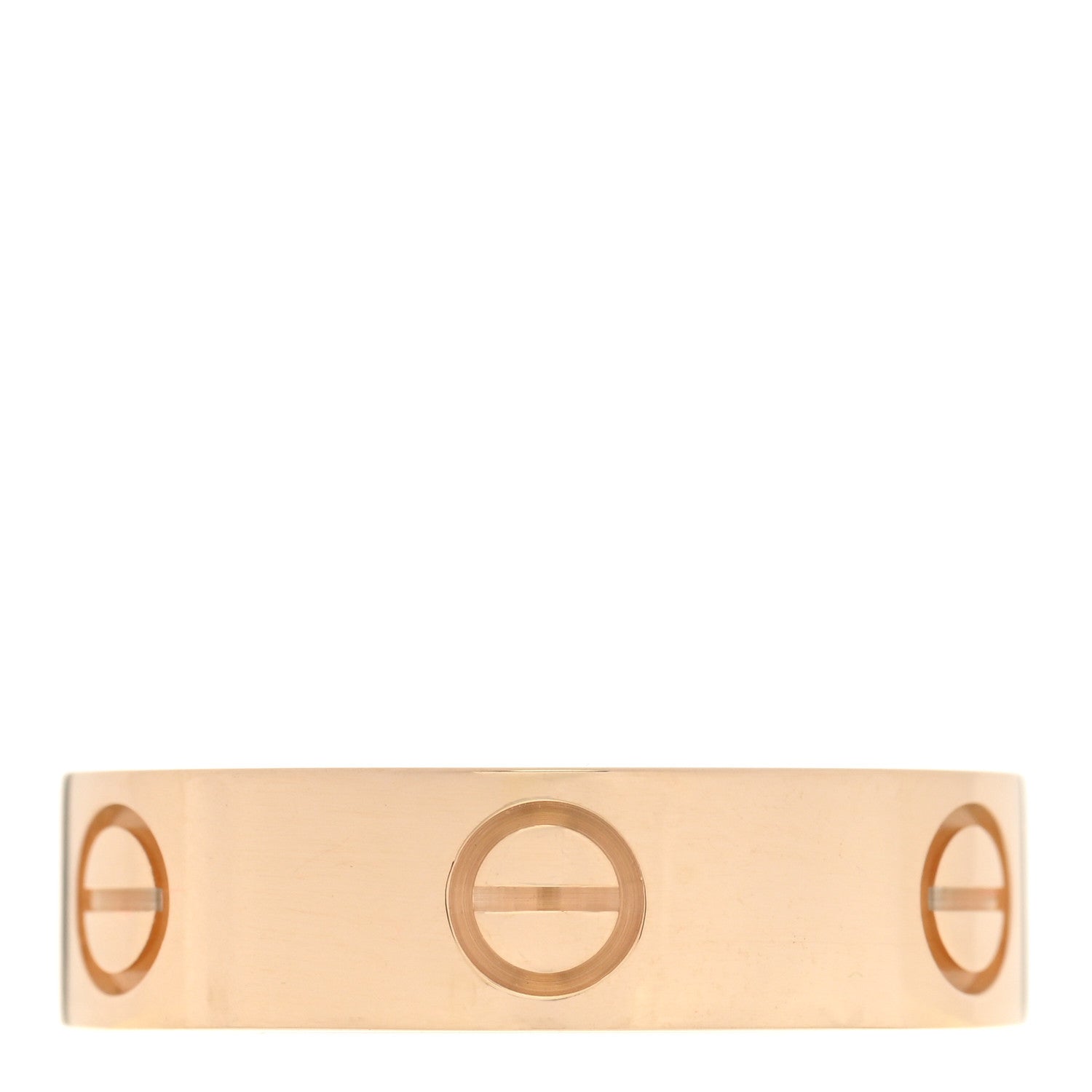 Cartier 18K Yellow Gold 5.5mm LOVE Ring 56 7.5 3 of 5
