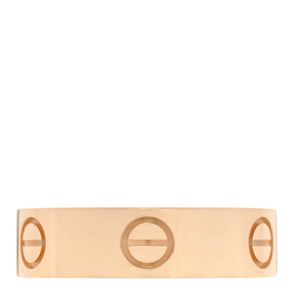 Cartier 18K Yellow Gold 5.5mm LOVE Ring 56 7.5 3 of 5