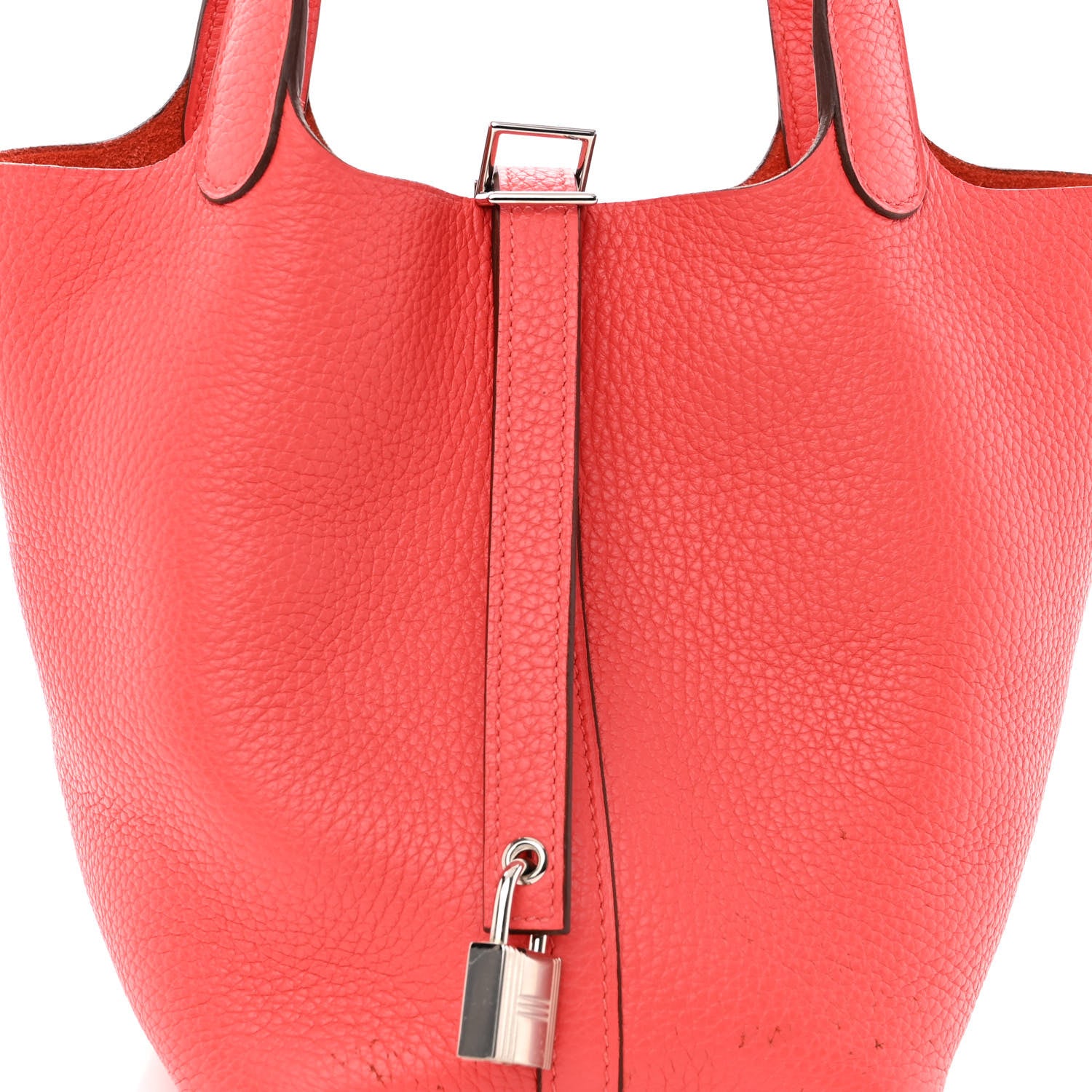 Hermes Taurillon Clemence Picotin Lock 18 PM Rose Jaipur 7 of 10