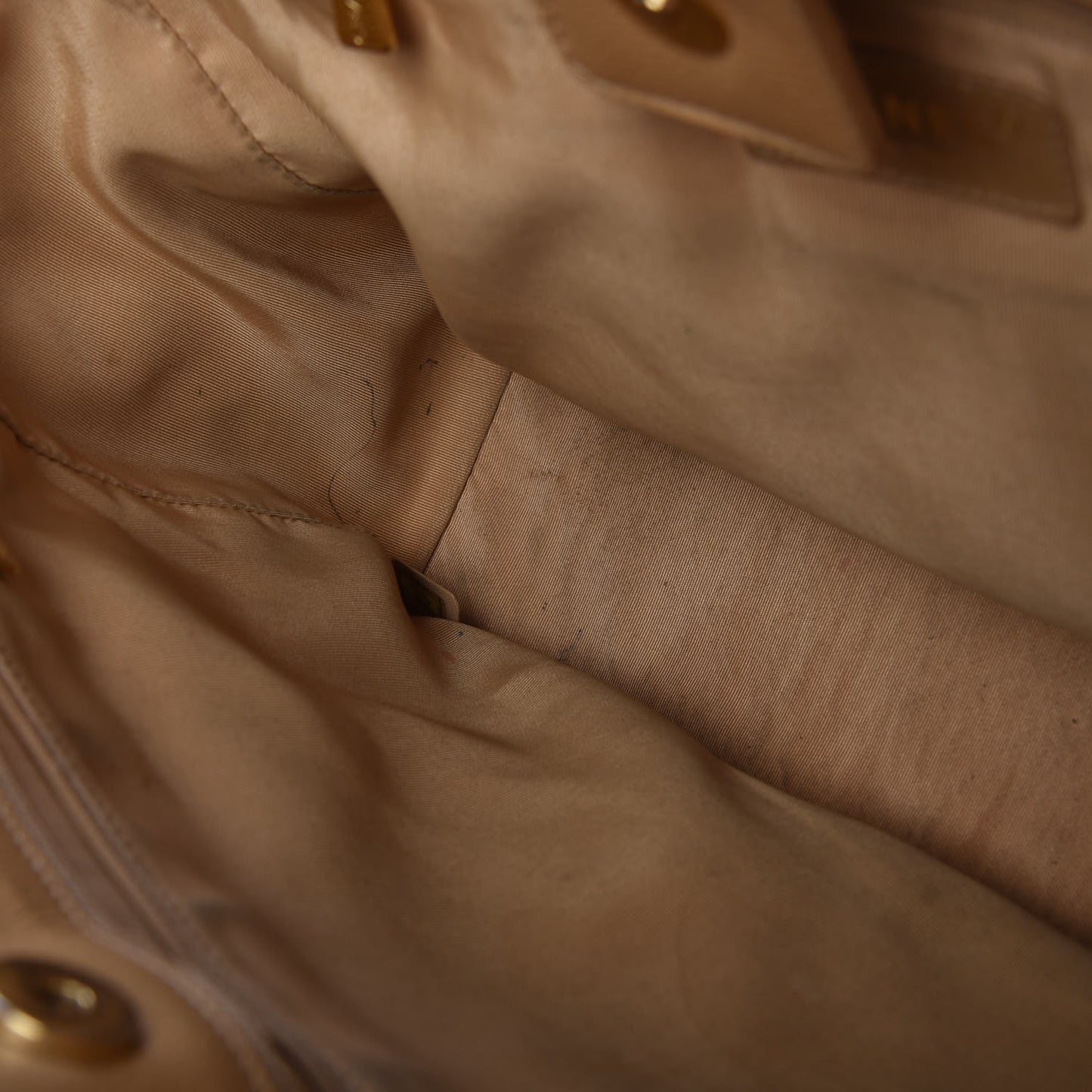 Calfskin Cerf Executive Shopper Tote Beige