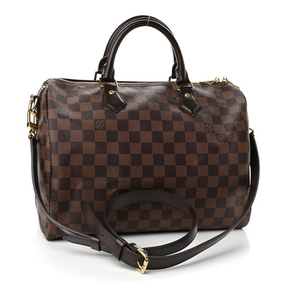 Louis Vuitton Damier Ebene Speedy Bandouliere 30 3 of 9