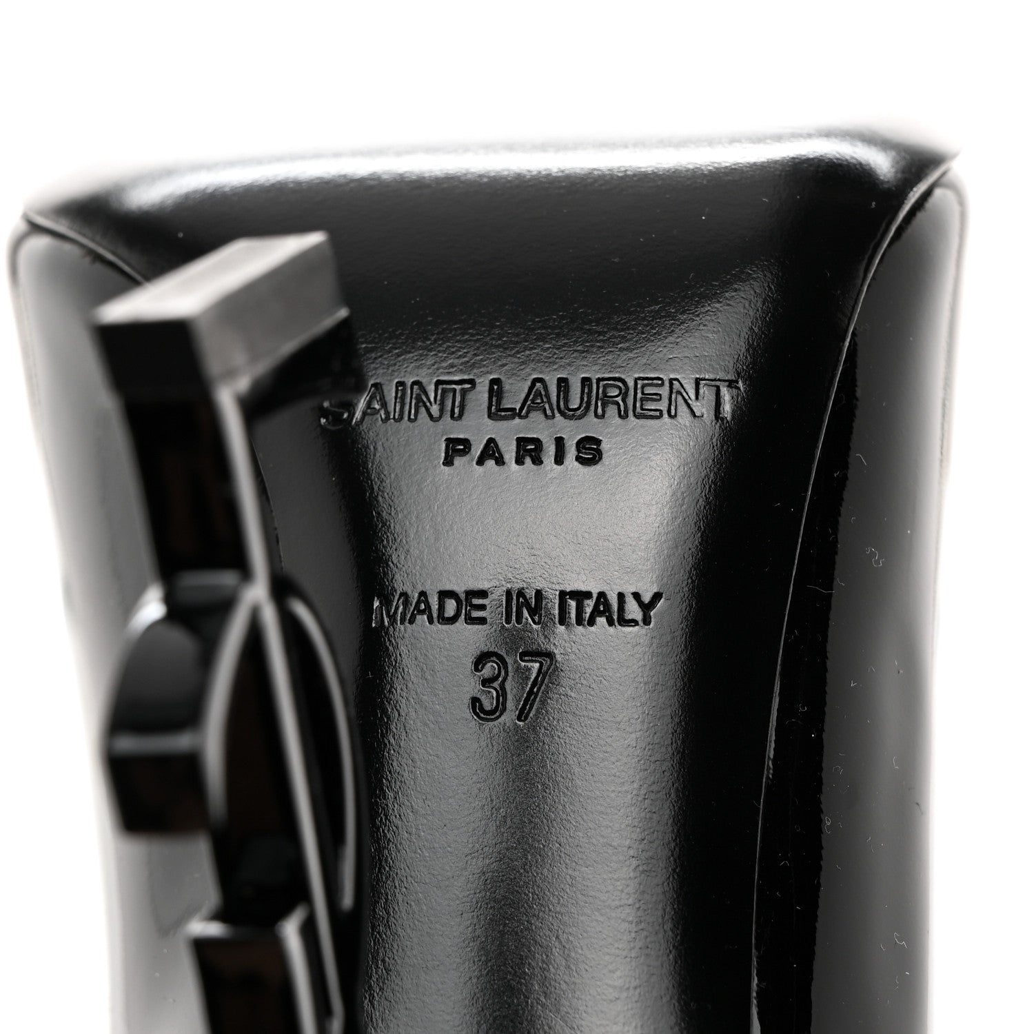 Saint Laurent Patent Opyum 110 Pumps 37 Black 8 of 8
