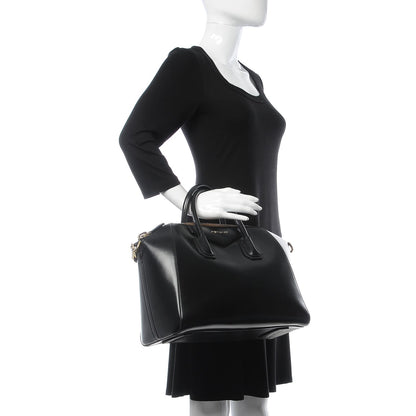 Givenchy Shiny Lord Calfskin Medium Antigona Black 3 of 11