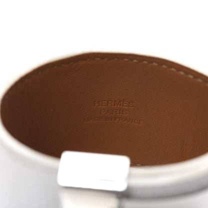 Hermes Epsom Collier de Chien CDC Bracelet S White 6 of 9