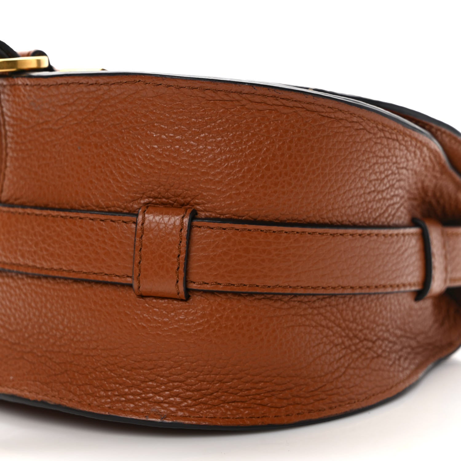 Chloe Calfskin Mini Marcie Round Crossbody Bag Tan 9 of 9