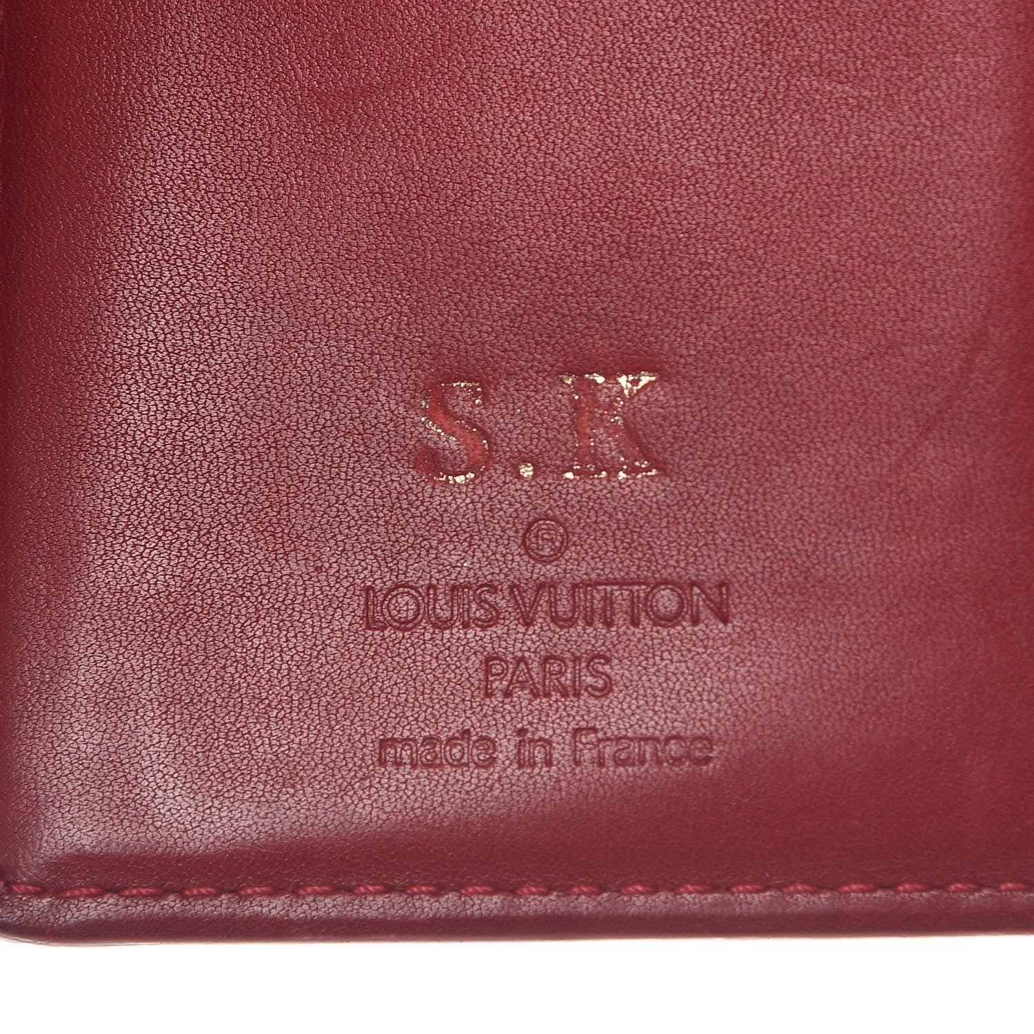 Louis Vuitton Vernis French Purse Wallet Pomme D'Amour 6 of 7