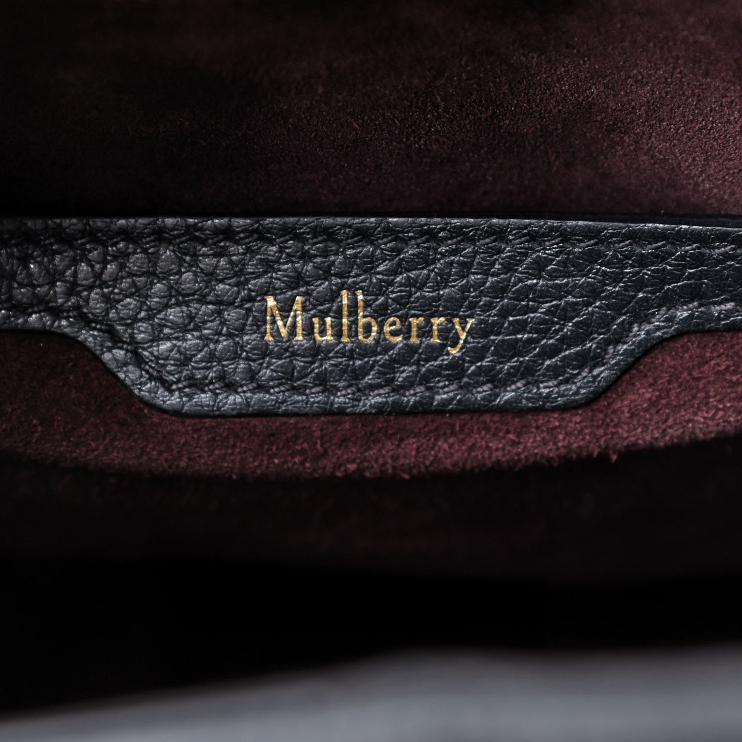 Mulberry Classic Grain Bayswater Zip Tote Black 8 of 8