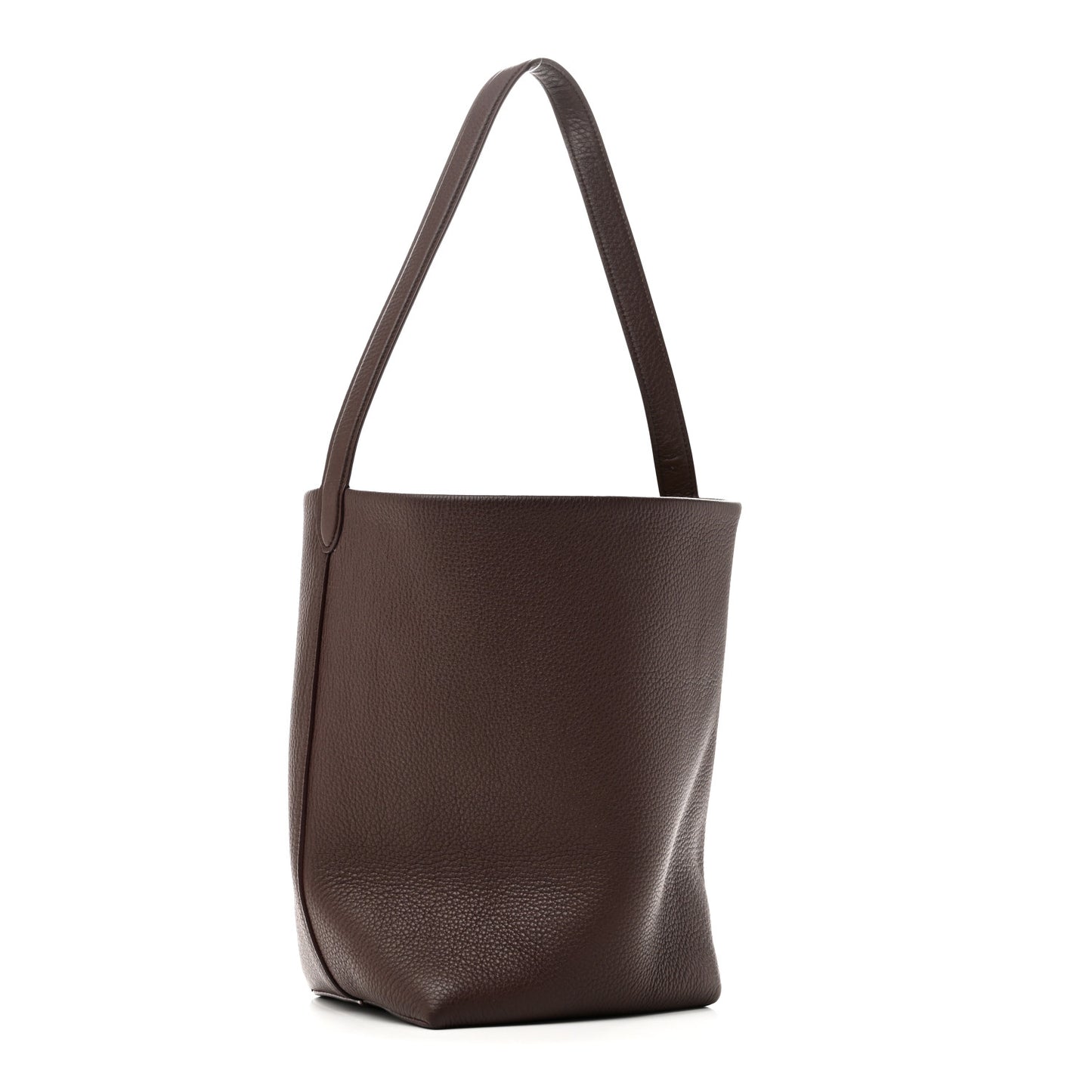 Grained Calfskin Medium N/S Park Tote Acajou