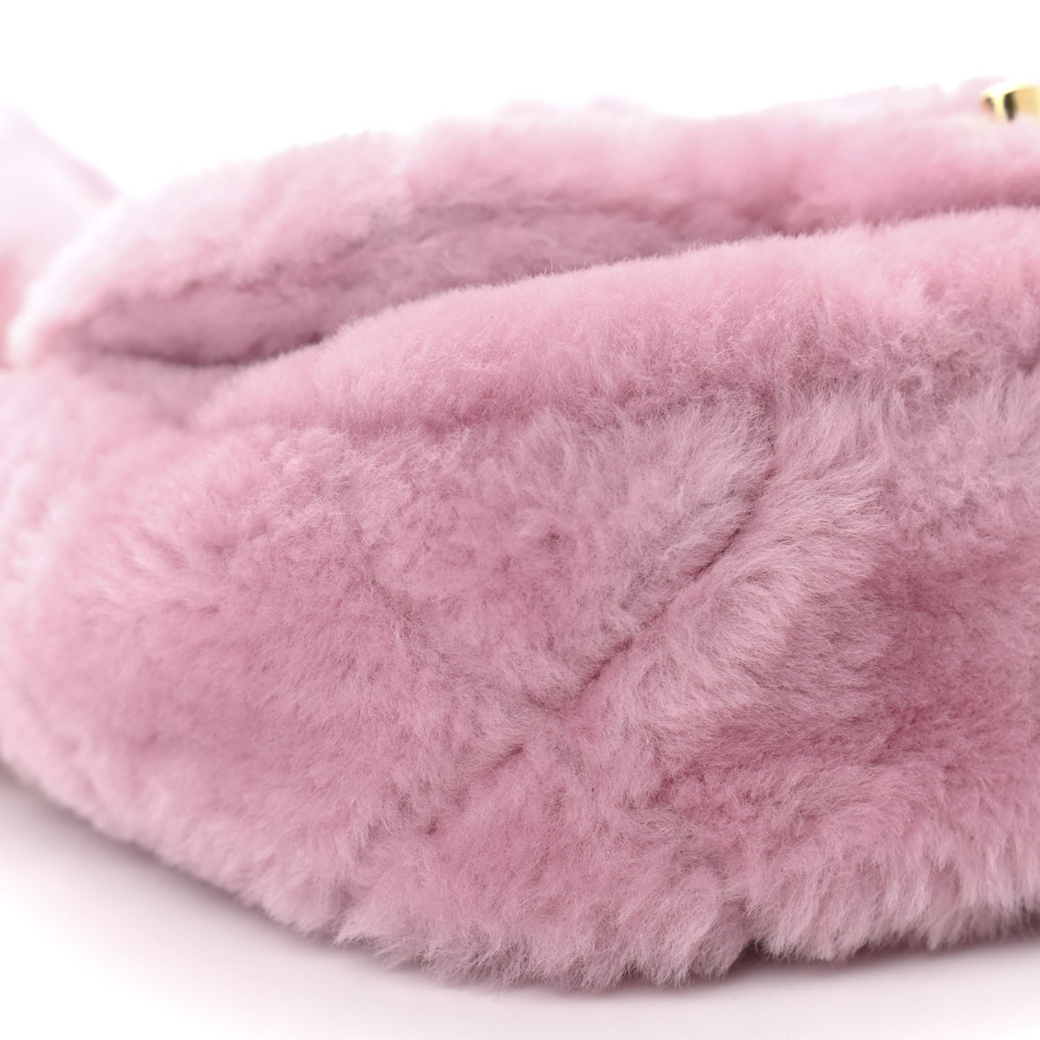 Chanel Shearling Lambskin Quilted Flap Pink 9 of 10