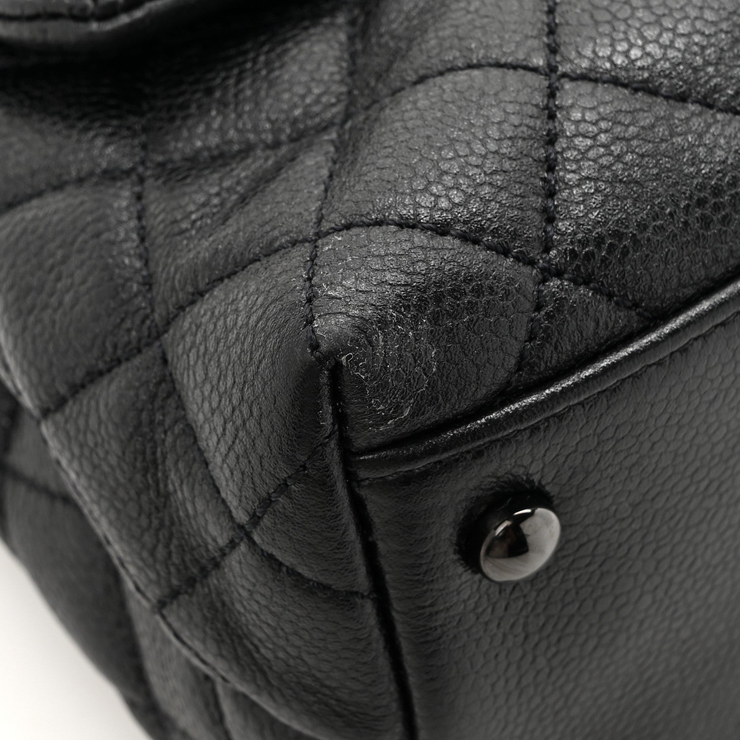 Chanel Caviar Quilted Small Coco Handle Flap So Black 11 of 13