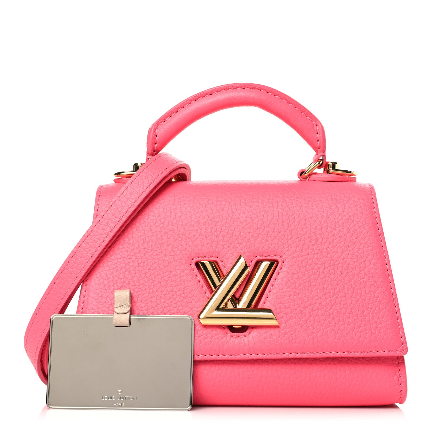 Louis Vuitton Taurillon Twist One Handle BB Dragon Fruit 1 of 8