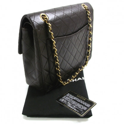 Chanel Lambskin Medium Double Flap Brown 3 of 13