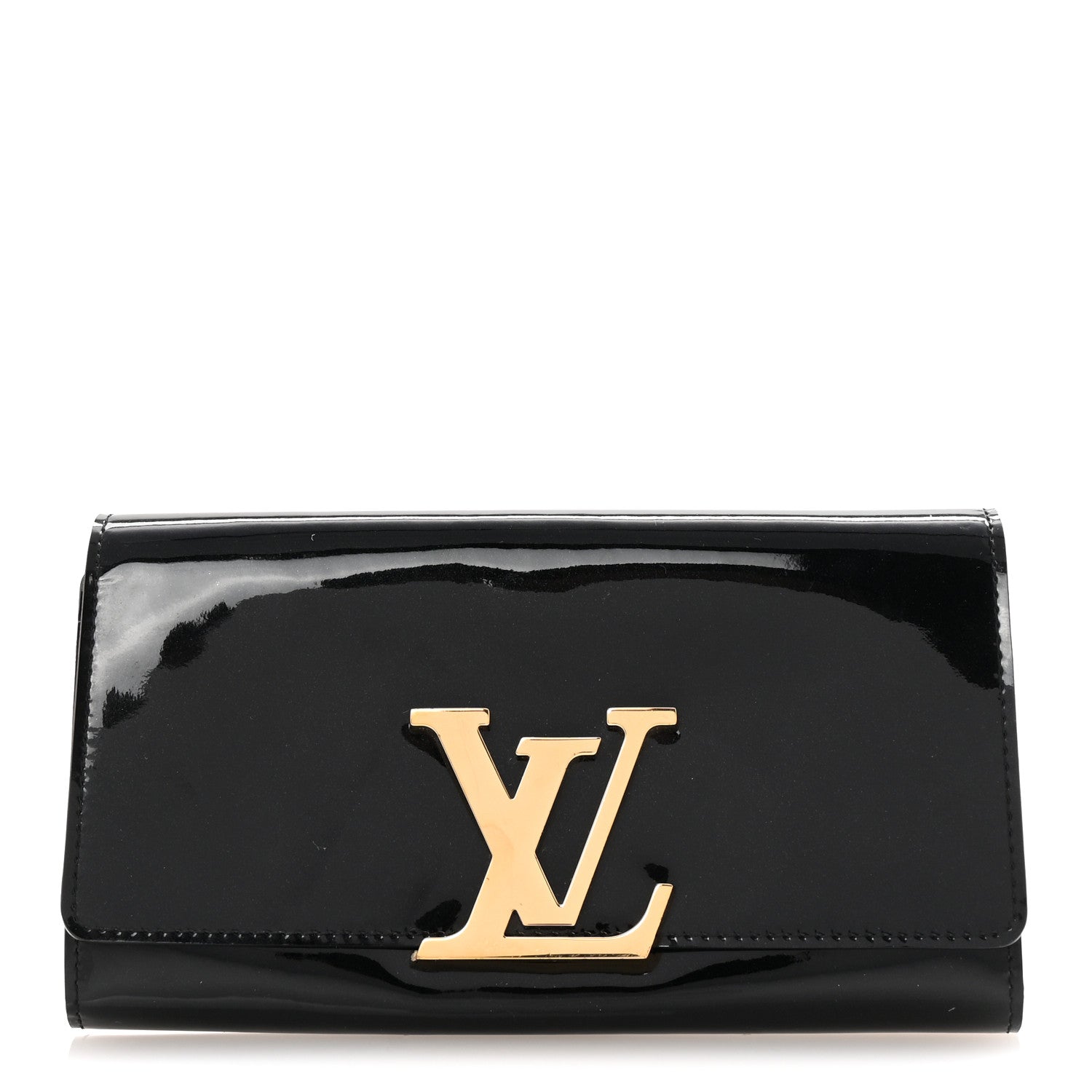 Louis Vuitton Patent Louise Wallet Black 1 of 6