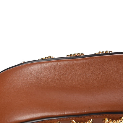 Chloe Calfskin Drew Chain Shoulder Bag Tobacco 10 of 15