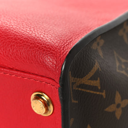 Louis Vuitton Calfskin Monogram On My Side Pirate Red 10 of 12