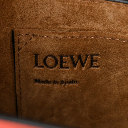 Loewe Calfskin Small Gate Crossbody Bag Orange Black 6 of 11