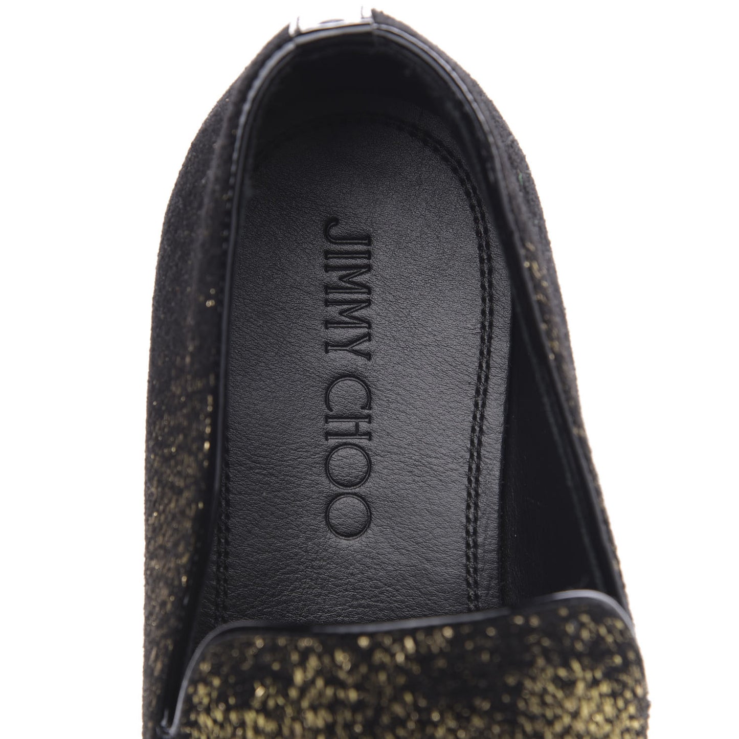 Metallic Pony Fabric Sloane Loafers 40.5 Gold