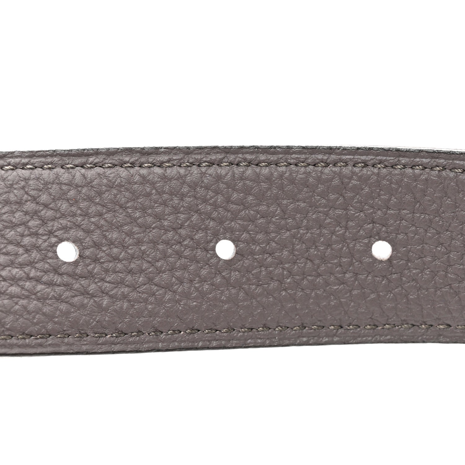 Hermes Box Togo 32mm Belt Strap 80 32 Black Etain 5 of 6