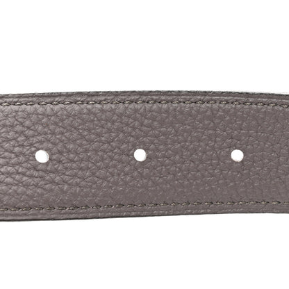 Hermes Box Togo 32mm Belt Strap 80 32 Black Etain 5 of 6