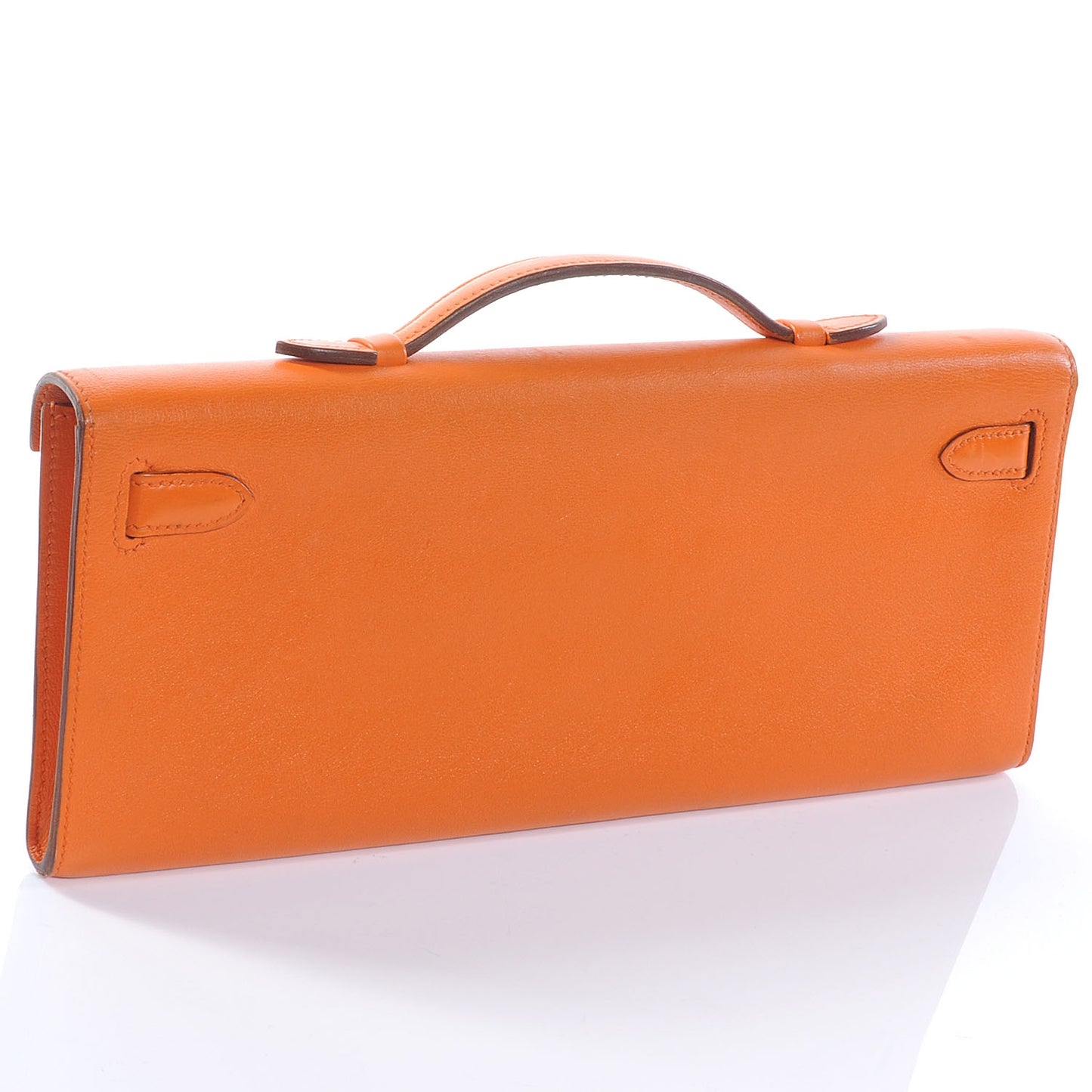 Swift Kelly Cut Clutch Pochette Orange