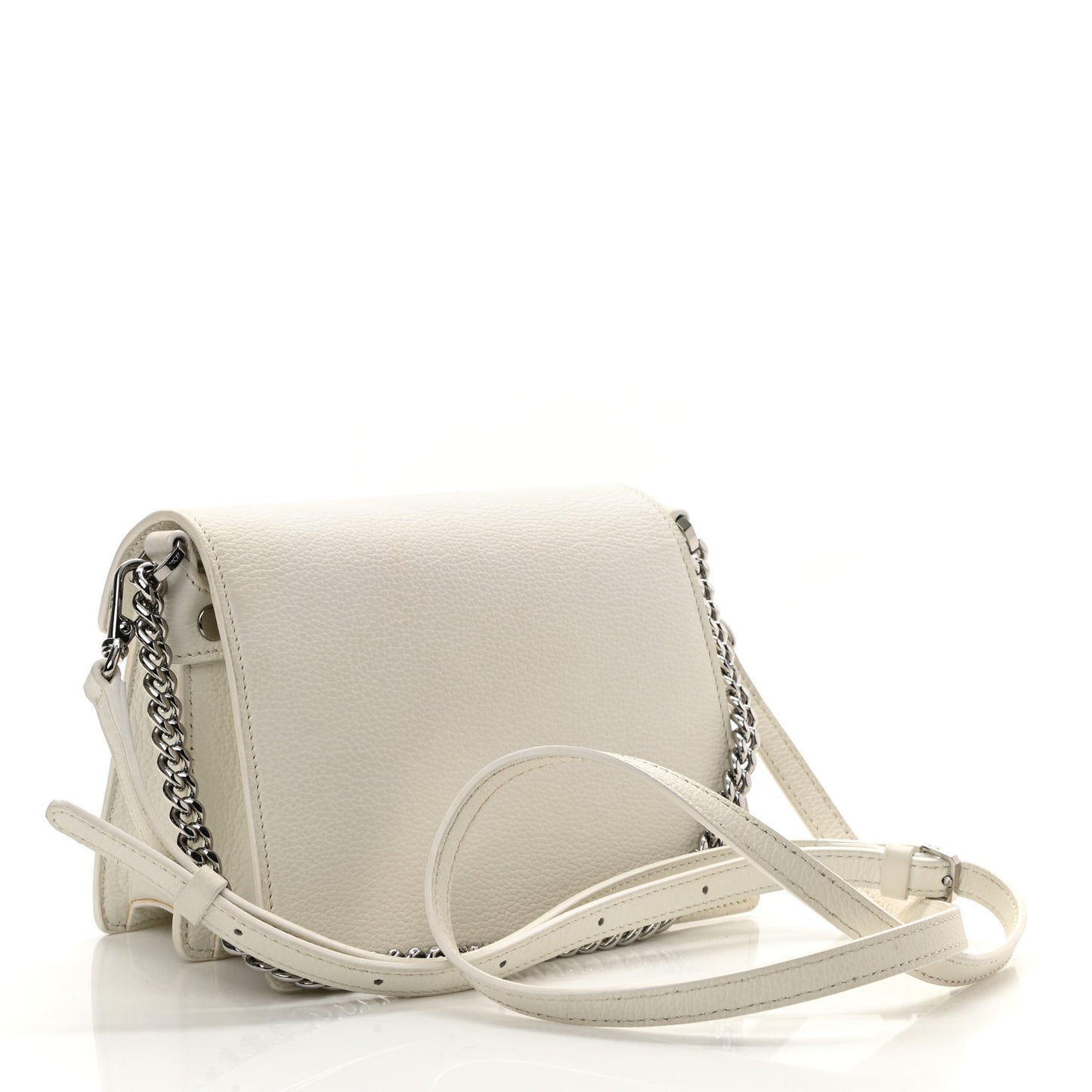 Calfskin Park Avenue Mini Patricia Crossbody Bag White