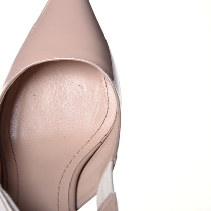 Christian Dior Patent Ribbon J'Adior Slingback 65mm Pumps 37.5 Nude 11 of 12