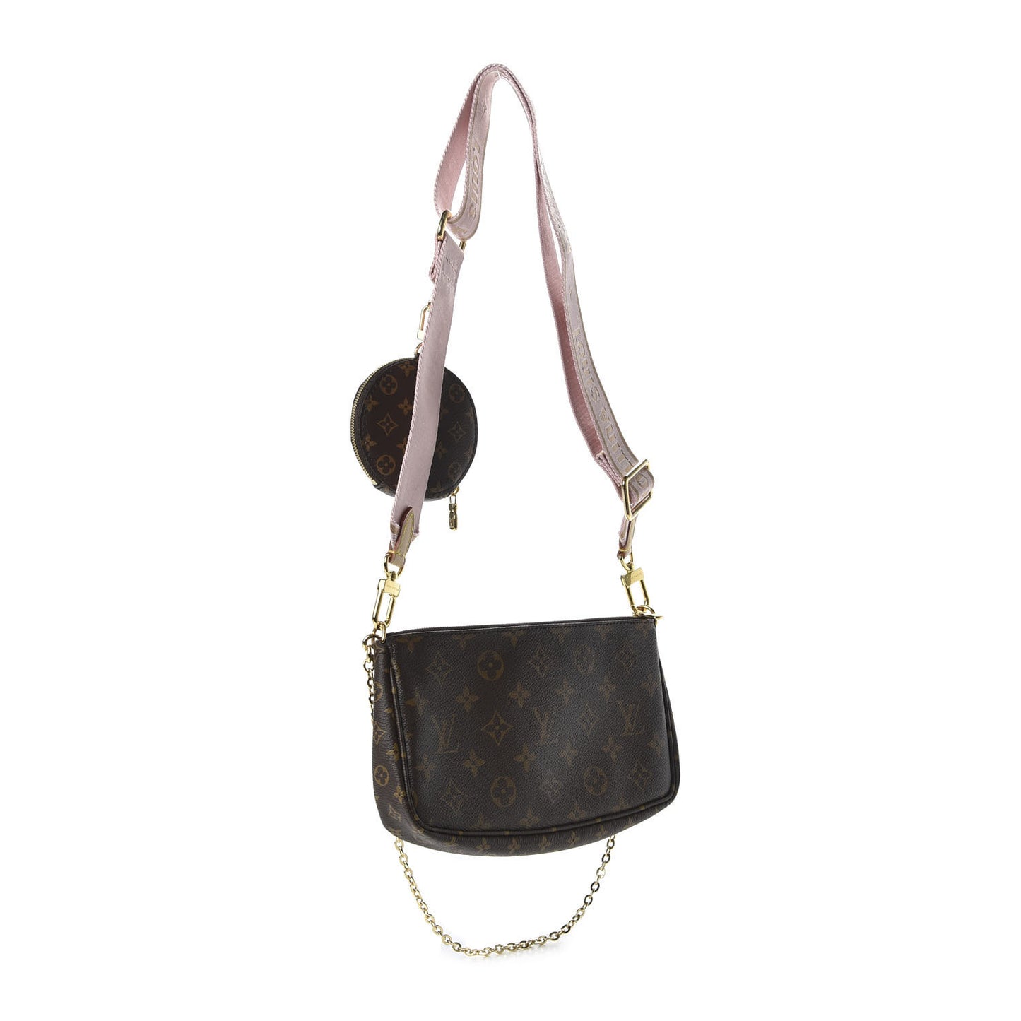 Monogram Multi Pochette Accessories Rose Clair