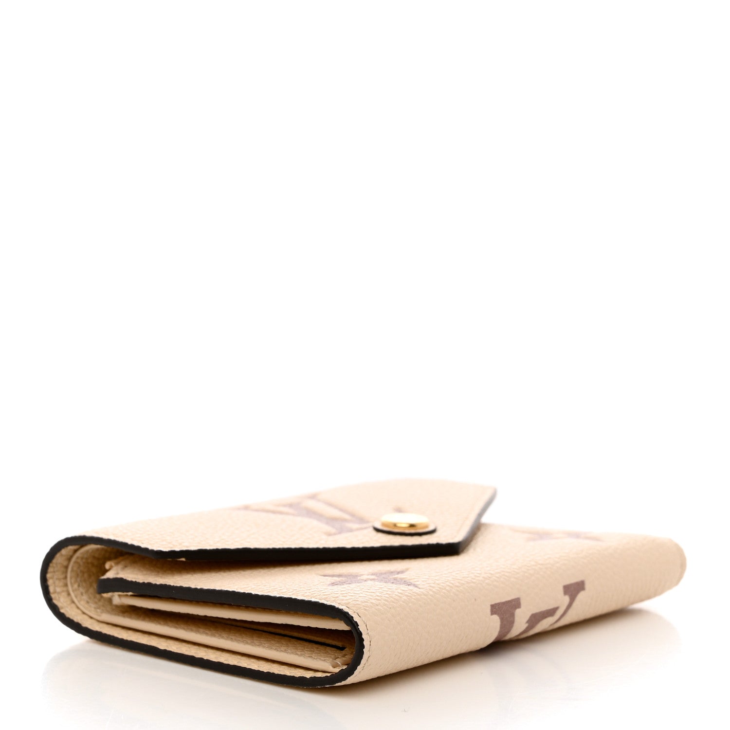 Louis Vuitton Empreinte Monogram Giant Victorine Wallet Creme Bois De Rose 4 of 7