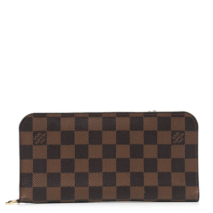 Louis Vuitton Damier Ebene Insolite Wallet Red 1 of 8