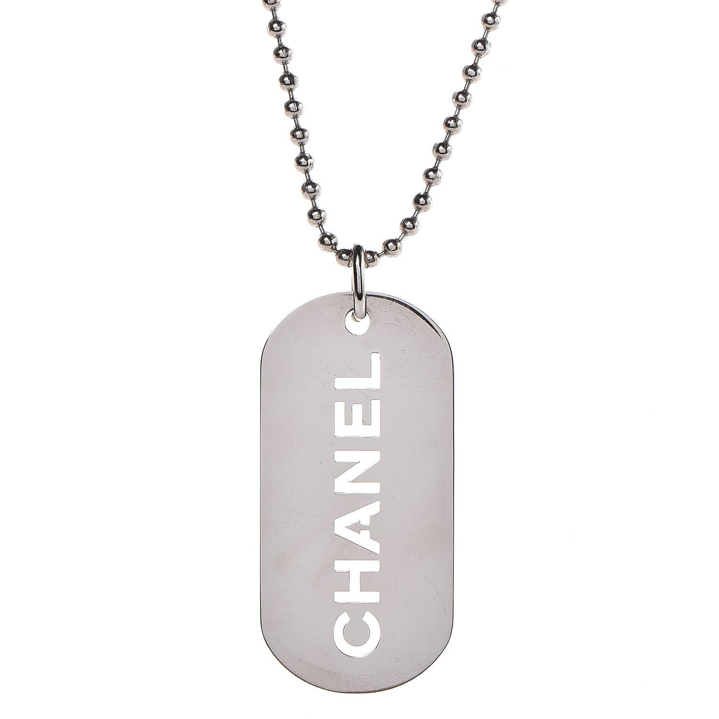 Dog Tag Necklace Silver