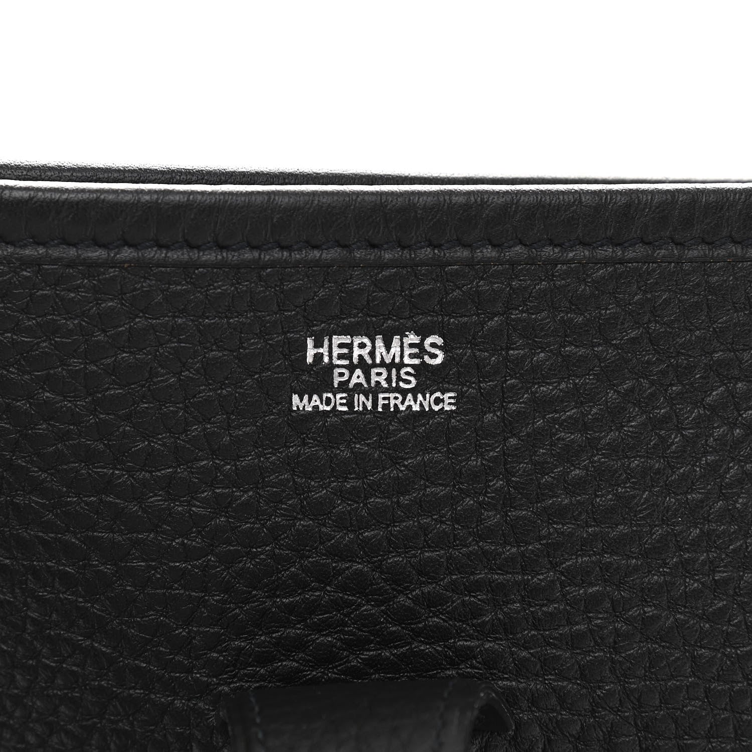 Hermes Taurillon Clemence Evelyne GM Black 6 of 11