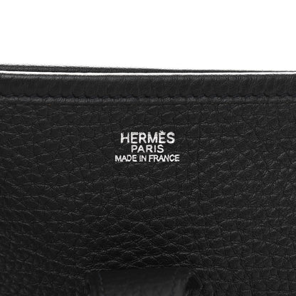 Hermes Taurillon Clemence Evelyne GM Black 6 of 11