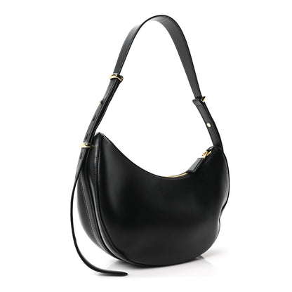Prada Soft Calfskin Arque Shoulder Bag Black 3 of 10