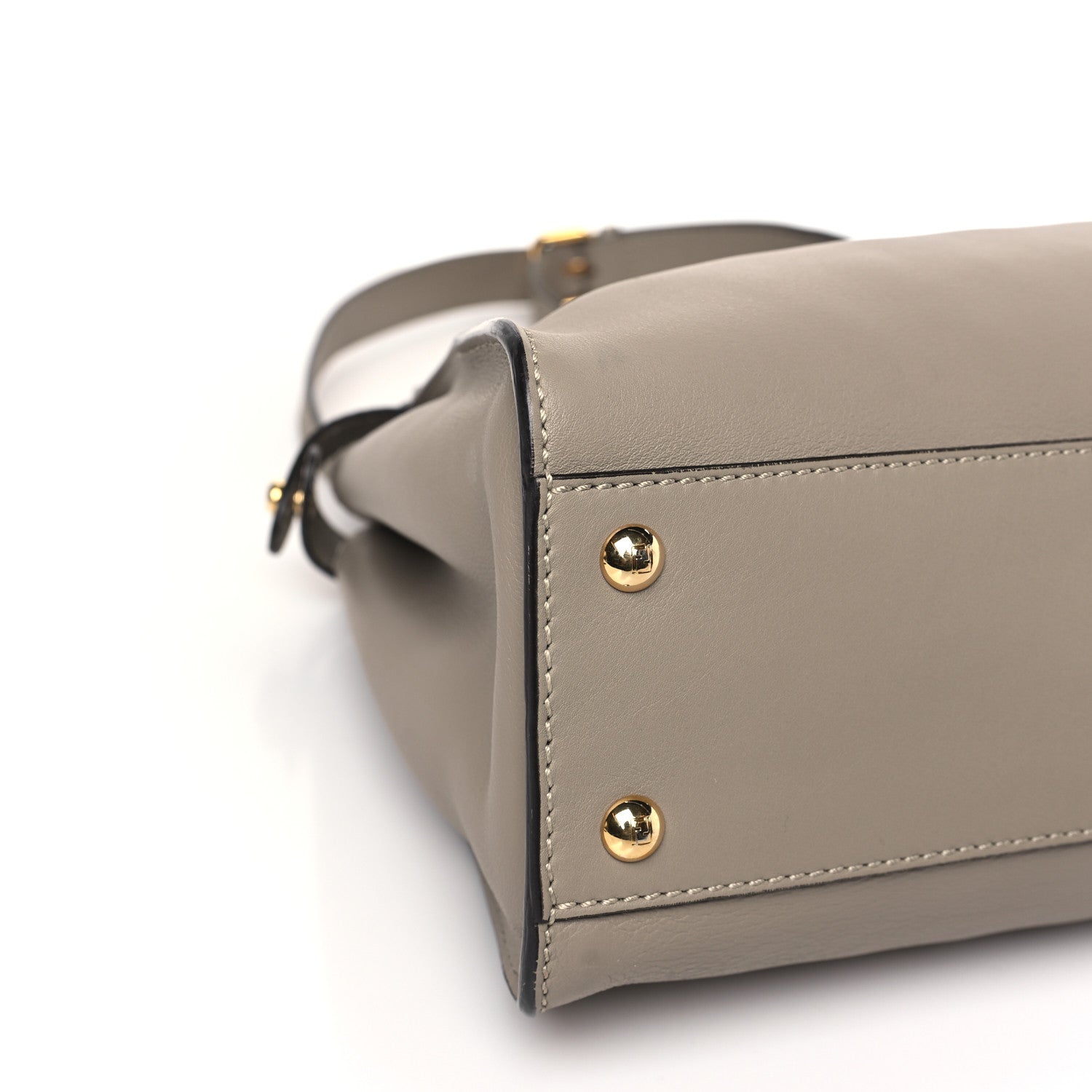 Fendi Vitello Seta Plexiglass Tortoise Medium Peekaboo Iconic Satchel Tortora 9 of 10