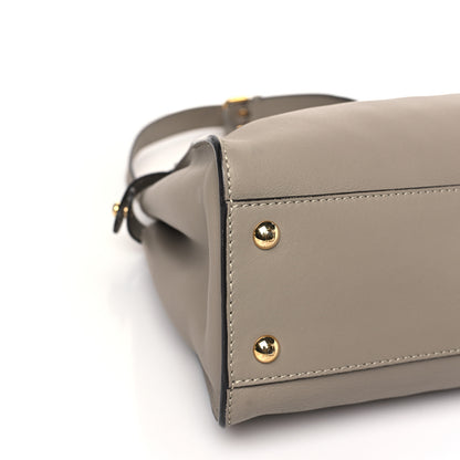 Fendi Vitello Seta Plexiglass Tortoise Medium Peekaboo Iconic Satchel Tortora 9 of 10